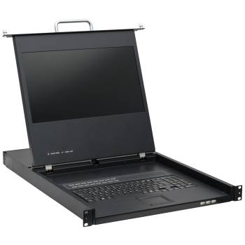 Haitwin-Delphin AW-1716HD - 1HE 17,3" FULL HD TFT KVM-Console with 16-Port KVM-Switch